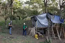 Autoridades hacen control a presunta construcción ilegal en el corregimiento Los Andes