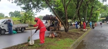 240 toneladas de residuos se recogieron en jornada de limpieza realizada en las comunas 14, 15 y 16