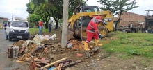240 toneladas de residuos se recogieron en jornada de limpieza realizada en las comunas 14, 15 y 16