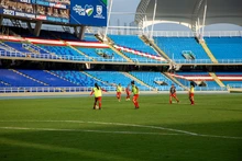 América femenino hizo su última práctica en el Pascual Guerrero, antes de viajar a la Copa Libertadores