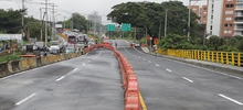 Habilitan parcialmente el puente de la carrera 102 sobre el río Lili en la vía Cali - Jamundí
