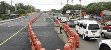 Habilitan parcialmente el puente de la carrera 102 sobre el río Lili en la vía Cali - Jamundí