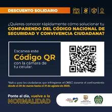 60% de descuento en pago de multas generadas durante el aislamiento obligatorio por covid-19