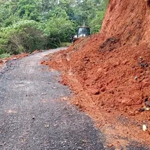 Infraestructura atendió deslizamientos en zona rural por Fenómeno de la Niña