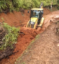 Infraestructura atendió deslizamientos en zona rural por Fenómeno de la Niña
