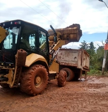 Infraestructura atendió deslizamientos en zona rural por Fenómeno de la Niña
