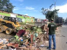 Autoridades lideran recuperación ambiental en punto crítico de residuos