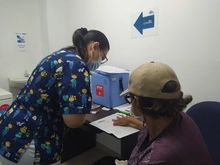 Vacunados 338 adultos mayores de 80 años, de las EPS subsidiadas de la ESE Ladera