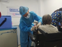 Vacunados 338 adultos mayores de 80 años, de las EPS subsidiadas de la ESE Ladera