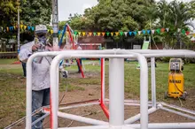 Programa ‘Vida al Parque’ llegó al barrio Villa del Sur