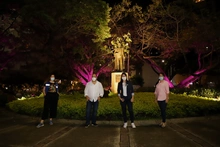 Con monumentos iluminados de violeta se conmemoró el Día de la Mujer en Cali