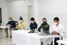 Autoridades locales articulan mesa de trabajo por la seguridad en la comuna 2
