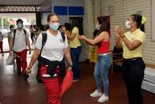 La comunidad educativa del INEM Jorge Isaacs celebró el feliz regreso a clases en alternancia