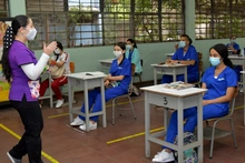 La comunidad educativa del INEM Jorge Isaacs celebró el feliz regreso a clases en alternancia