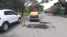 Mejoramiento vial en cuatro corregimientos y diez comunas 