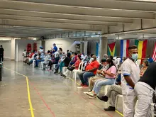 Salud Pública dio inicio a la vacunación contra la covid-19 en los megacentros dispuestos en la ciudad