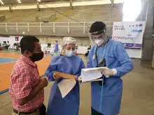 Exitosa jornada de vacunación en megacentros