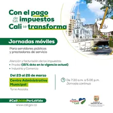 Funcionarios y contratistas de la Alcaldía tienen su jornada móvil Hacienda más cerca de ti