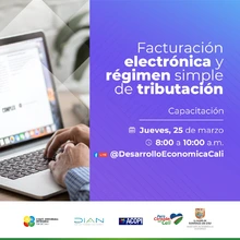Desarrollo Económico invita a capacitación sobre factura electrónica y régimen simple de tributación