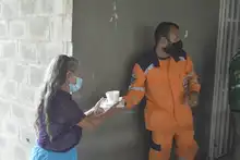 Familias y seres sintientes son atendidos en alojamiento temporal de la Alcaldía de Cali