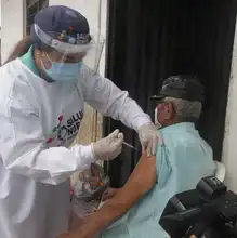 Llevamos vacunación contra el covid-19 a la comuna 20 de Cali