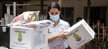 Atención a la comunidad con entrega de asistencia humanitaria