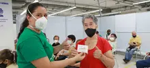 Beneficiados aplauden la instalación de megacentros de vacunación masiva