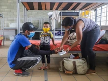 Puesto de Mando Unificado y atención las 24 horas para 78 familias en albergue de Siloé
