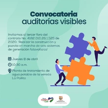 Convocatoria auditorías visibles