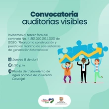 Convocatoria auditorías visibles
