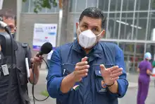 En el quinto megacentro de vacunación, Alcalde de Cali invitó a vivir una Semana Santa por la vida