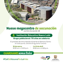 Nuevo megacentro de vacunación