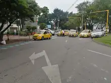 Se activa plan de desvíos en Cali por manifestación del gremio de taxistas