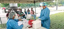 Bulevar del Río, un punto estratégico para la toma gratuita de pruebas covid-19