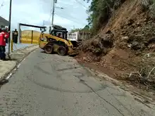 Mantenimiento vial y remoción de deslizamientos en la capital vallecaucana