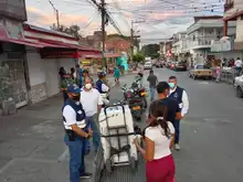 Recorridos pedagógicos de Movilidad en comuna 3 para mitigar contagios por covid-19