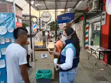 Recorridos pedagógicos de Movilidad en comuna 3 para mitigar contagios por covid-19