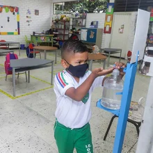 Comunidad educativa del corregimiento de Golondrinas se sumó a la alternancia educativa