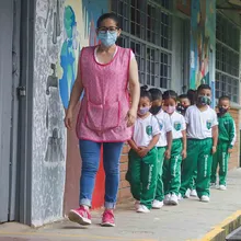 Comunidad educativa del corregimiento de Golondrinas se sumó a la alternancia educativa