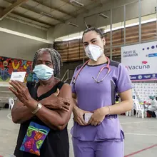 Avanzan procesos de vacunación contra la covid-19 en el oriente de Cali