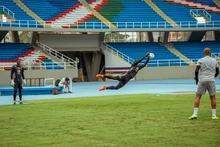 América de Cali volvió a entrenar en su casa: el estadio olímpico Pascual Guerrero