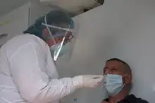 Tenderos fueron atendidos con toma de pruebas covid-19 en Los Alcázares