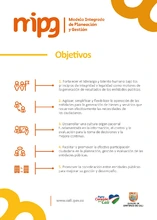 Objetivos MIPG