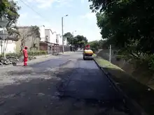 Administración Distrital impactó la malla vial con aplicación de mezcla asfáltica 