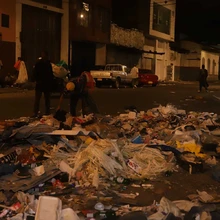 Una noche por el centro de Cali acompañando la jornada de limpieza