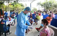 Con alianza público privada se abrió centro de vacunación en la comuna 22 de Cali