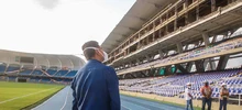 Alcalde Ospina verifica como van las obras en el Pascual Guerrero