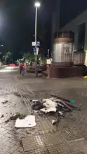 Secretaría de Infraestructura apoyó labores de limpieza tras actos de vandalismo