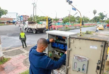 Inician recorridos para verificación y arreglo de semáforos vandalizados
