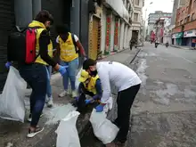 La EMRU, apoya la limpieza de las estaciones del MIO, que acompañan a Ciudad Paraíso.  